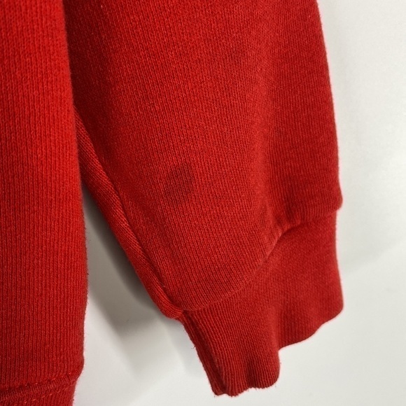 Vintage Walt Disney Mickey Inc Kids Mickey Red Crew Sweatshirt Size Large - Picture 10 of 11